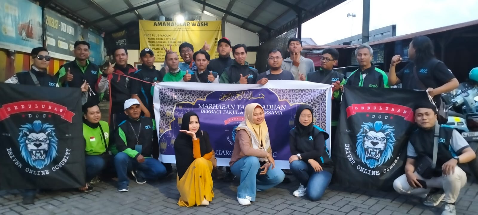 Komunitas Driver Online Comunity (DOC) Eratkan Silaturahmi Melalui Aksi Berbagi Takjil dan Buka Puasa Bersama