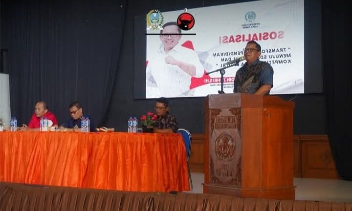 Saifudin Zuhri Sosialisasikan Tentang Transformasi Pendidikan Peningkatan Mutu SDM