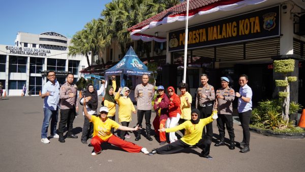 Polresta Malang Kota Gelar Makan dan Cek Kesehatan Gratis