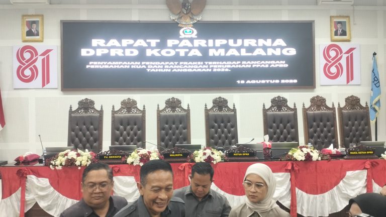 Rapat Paripurna, Ketua DPRD Amithya Tegaskan Pemkot Malang Harus Fokus Pada Program Terencana