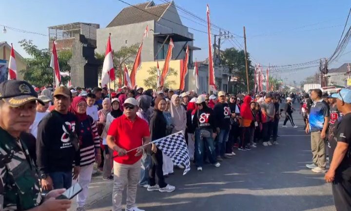 Semarak Jalan Santai HUT RI ke-81 di Saptorenggo Malang