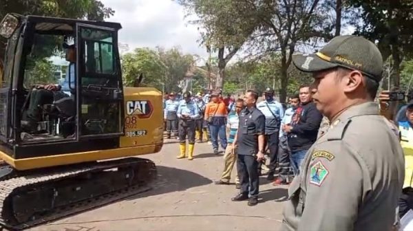 Terkait Pembongkaran Bangunan Liar di Sekitar GOR Kenarok, DLH Kota Malang Tegaskan Sebagai Kawasan RTH